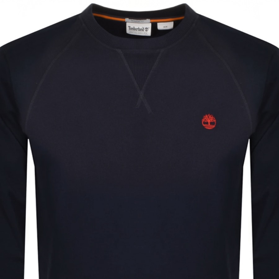 Alternative Image for ProductTimberland Crew Neck Logo Sweatshirt Navy2